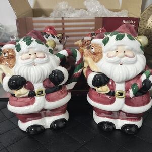 Santa sugar and creamer set